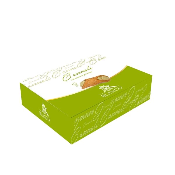 6 Cannoli medi ripieni di deliziosa crema siciliana