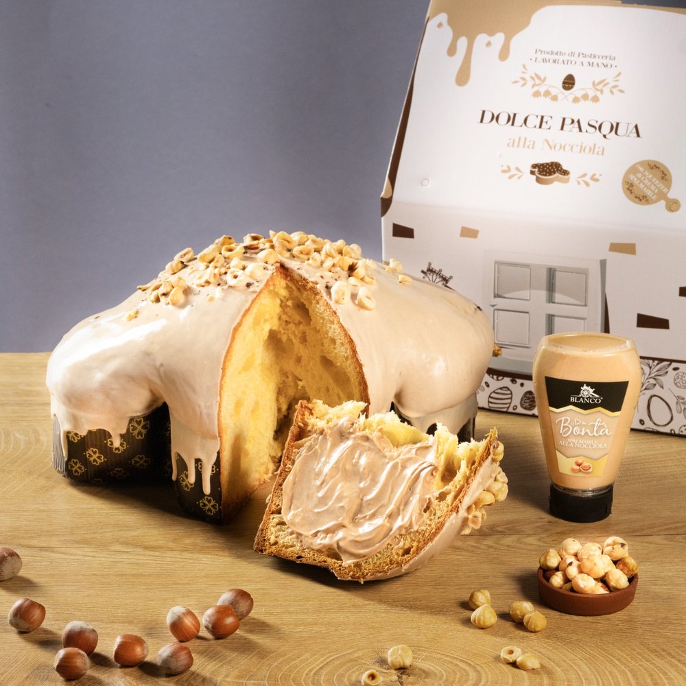 Colomba Artigianale da 1 KG + 190 gr di irresistibile crema per personalizzare ogni tua fetta