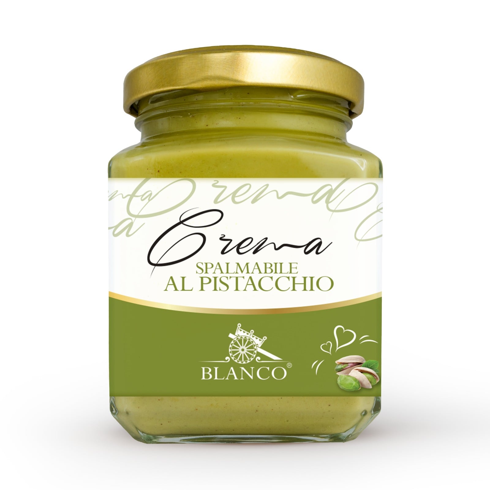 190 gr Crema al Pistacchio.