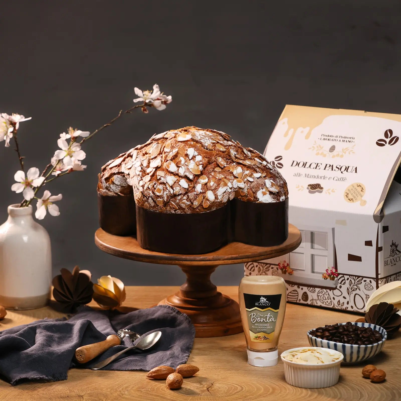 Colomba Artigianale Mandorle e Caffè
