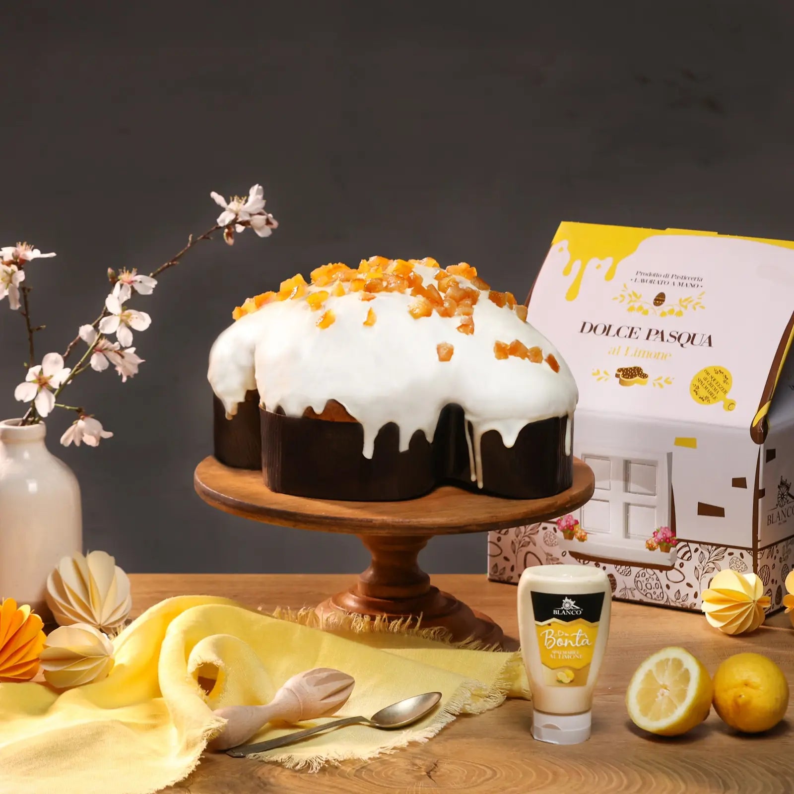 Colomba al Limone 1kg + 190 gr di crema spalmabile
