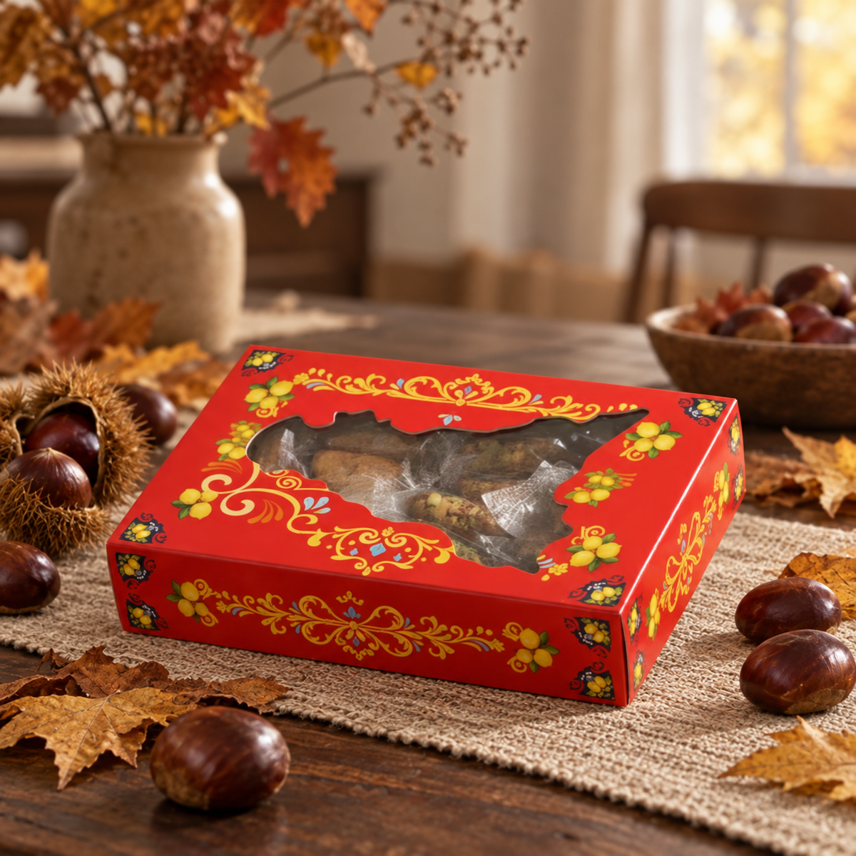 Box pasta di mandorle Idea regalo - 1 Kg - 4 gusti differenti