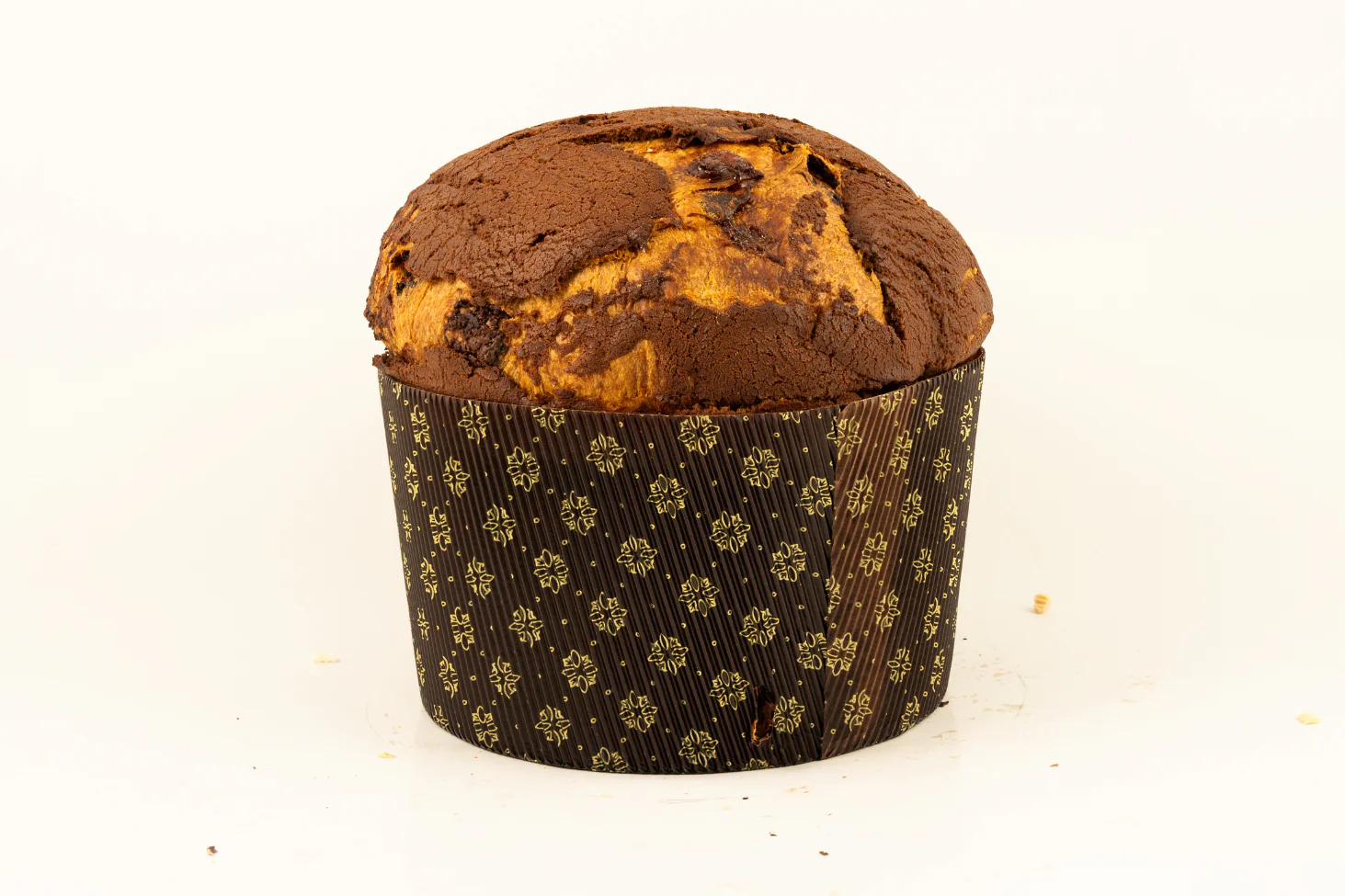 Panettone au chocolat et abricot à la Casetta Blanco Noël